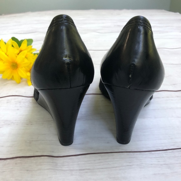 Coach Tamalia Wedge Peep Toe Shoe - Picture 3 of 8